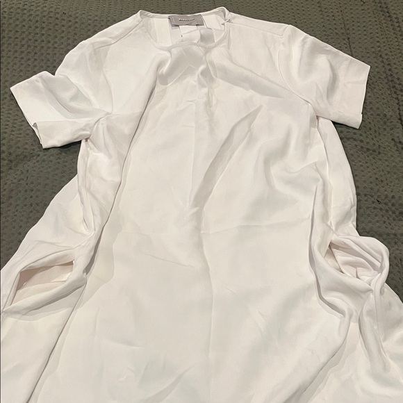 Everlane White Short Sleeve Dress - Picture 4 of 6